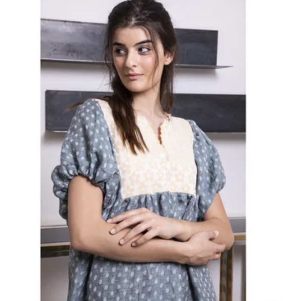 Nina Leuca XS Margherita linen dress!
